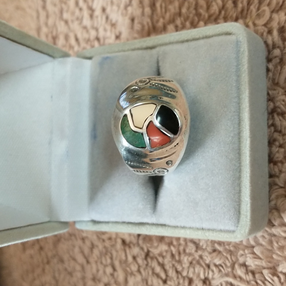 Silver Western Ring - image 1